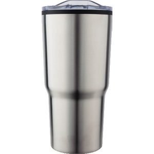 590ml Stainless Steel Mug With Clear Lid
