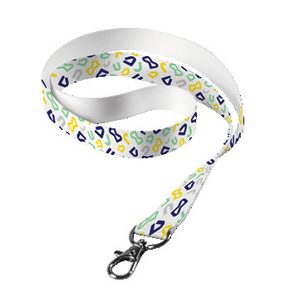 Sublimated Lanyard Single Side With Lobster Ring