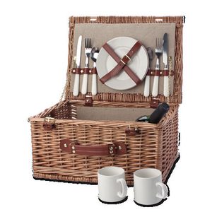 Two Person Willow Picnic Basket