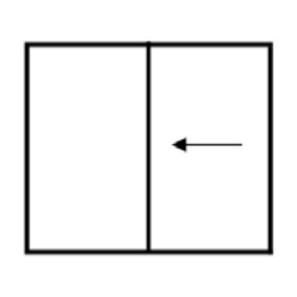 Aluminium 2 Pane Sliding Door
