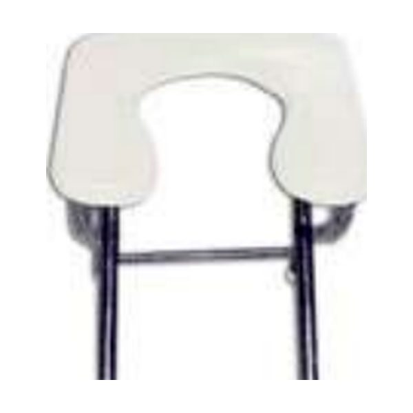 Folding commode stool