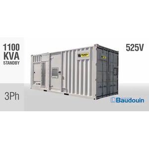 BPD1000S3-B-525V three-phase diesel generator, 1020 kVA