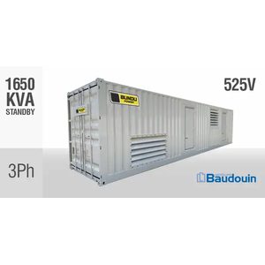 BPD1500S3-B-525V three-phase diesel generator, 1500 kVA
