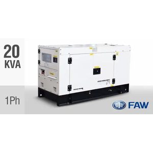 BPD20S single-phase silent generator, 22 kVA