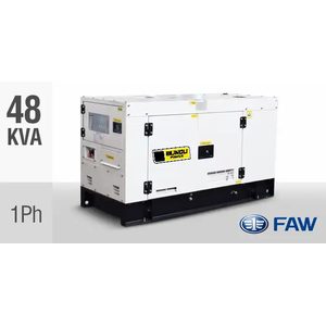 BPD48S single-phase silent generator, 52.8 kVA