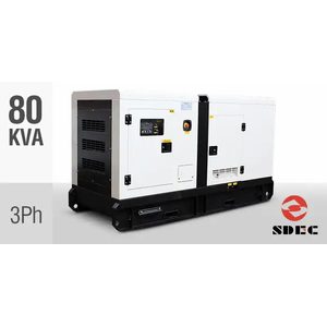BPD80S3 three-phase diesel generator, 80 kVA