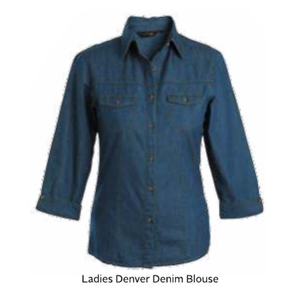 Ladies Denver Denim Blouse
