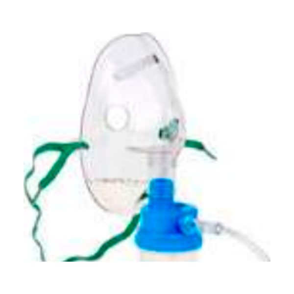 Nebuliser mask with tubing
