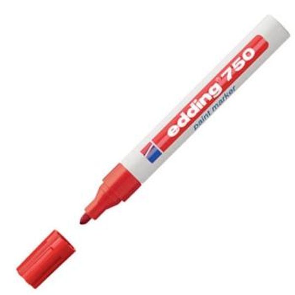 Edding E750 Paint Marker Bullet Point Medium Red