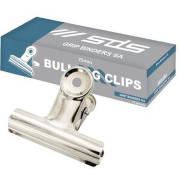 SDS Bulldog Clips 75mm Box 12s