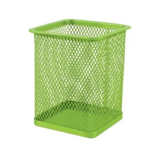 SDS Wire Mesh Square Pen Holder Green