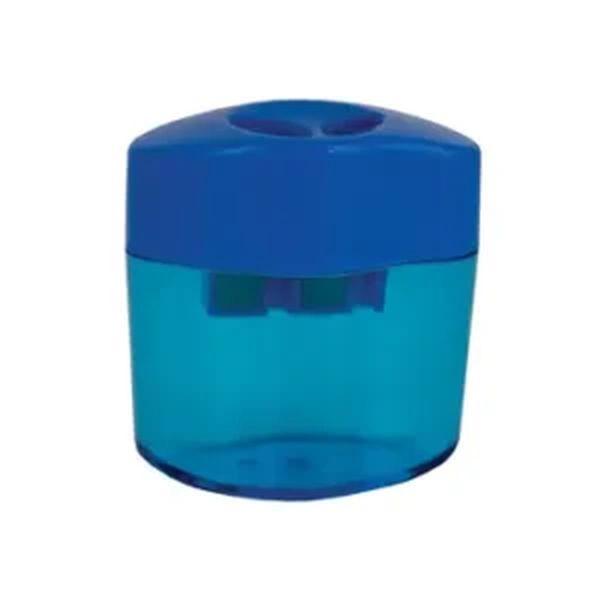 Treeline 2 Hole Barrel Sharpener Blue