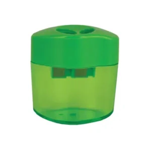Treeline 2 Hole Barrel Sharpener Green