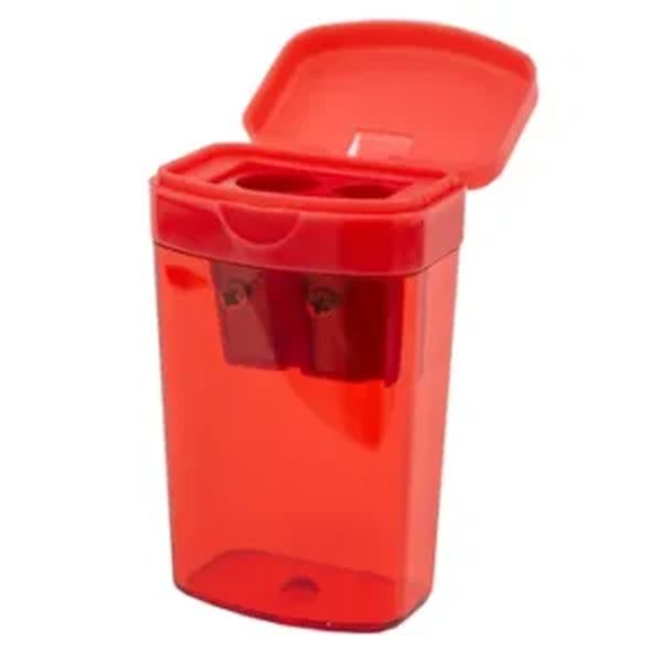 Treeline 2 Hole Tub Sharpener With Cap Red