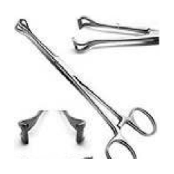 Swab holding forceps