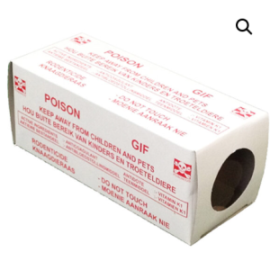 Cardboard Rodent Bait Station